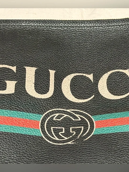 Gucci Print Portfolio Leather Large Black - Picture 3 of 7